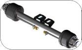 trailer axles drum