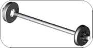 trailer axles electric 10tn